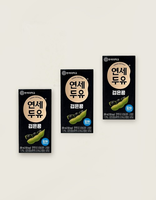 애월아빠들 [연세유업] 검은콩 두유 (200ml x 24팩)