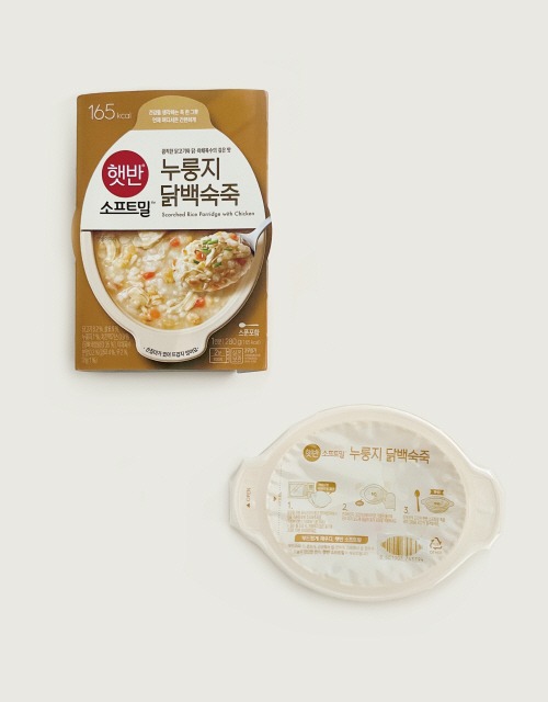 애월아빠들 [비비고] 누룽지 닭백숙죽 (280g x 4팩)